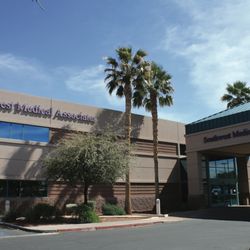 Nellis Healthcare Center Pediatrics - Exterior, Southwest Medical at Nellis - Pediatrics and OB/GYN.
