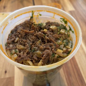 Tacos Las Mamis - Birria Ramen - Before Stirring - Slap Yo Momma Good !!! - Food Trucks Near Me - Cedar Park, Texas
