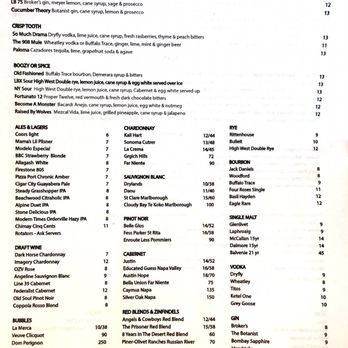 The 908 - Drink menu - New American Near Me - Long Beach, California The 908 - Drink menu - New American Near Me - Long Beach, California