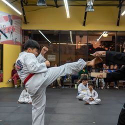 Board Breaking, Kick, at ustacademy.com
