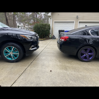 Fresh Wheel Repair - They did my car with my favorite color and then did my daughter's wheels with her favorite color!! - Wheel & Rim Repair Near Me - Tyrone, Georgia Fresh Wheel Repair - They did my car with my favorite color and then did my daughter's wheels with her favorite color!! - Wheel & Rim Repair Near Me - Tyrone, Georgia