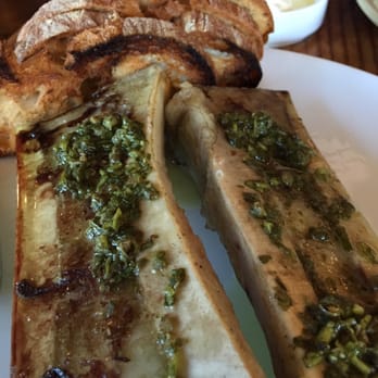 The Table - Roast bone marrow, ask for this a bit more done with herb topping on the side - New American Near Me - San Jose, California