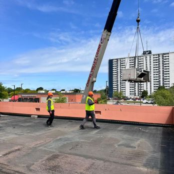 Raber HVAC - Rooftop replacement in hotel - Heating & Air Conditioning/HVAC Near Me - Independence, Ohio Raber HVAC - Rooftop replacement in hotel - Heating & Air Conditioning/HVAC Near Me - Independence, Ohio