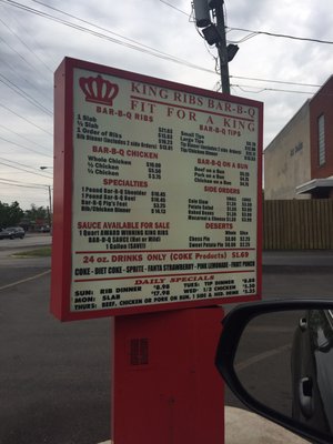 Menu photo 8 King Ribs Bar-B-Q Indianapolis, IN Menu photo 8 King Ribs Bar-B-Q Indianapolis, IN