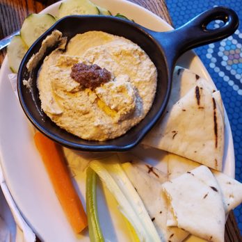 Chadwicks - Hummus w Veggies and Pita Triangles - American Near Me - Alexandria, Virginia Chadwicks - Hummus w Veggies and Pita Triangles - American Near Me - Alexandria, Virginia