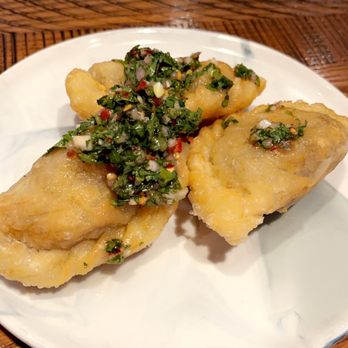 Riel - Mushroom empanada Pretty decent - New American Near Me - Houston, Texas Riel - Mushroom empanada Pretty decent - New American Near Me - Houston, Texas