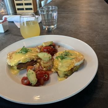 Caroline - Corn cake Benedict - Bakeries Near Me - Austin, Texas