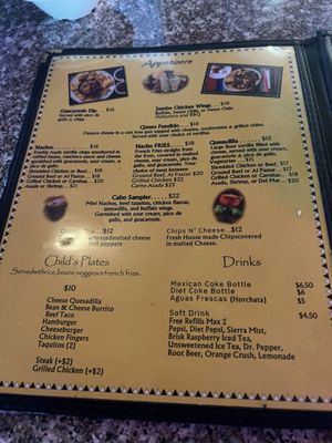 Menu photo 2 Cabo Grill & Cantina Brea, CA