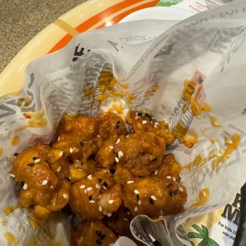 Hurricane Grill & Wings - Couldn't taste the MINI shrimp in all the batter - Chicken Wings Near Me - Jacksonville, Florida