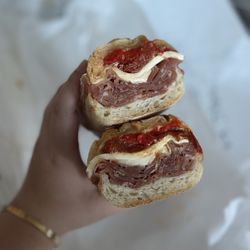 Lioni Italian Heroes - Prosciutto, fresh mozz, roasted peppers, sun dried tomatoes