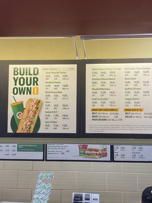 Menu photo 2 Subway Wakefield, RI Menu photo 2 Subway Wakefield, RI