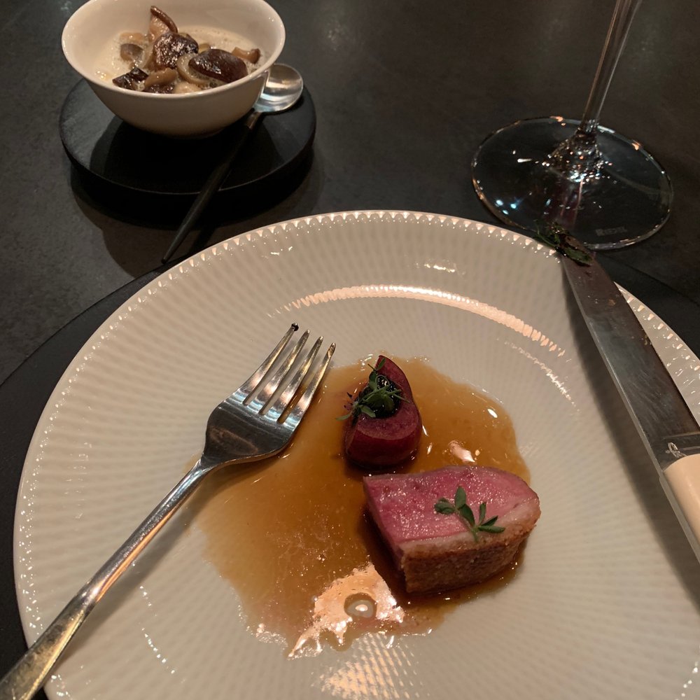 Atera - Duck | Cherry, Mushroom, Black Pepper - New American Near Me - New York, New York Atera - Duck | Cherry, Mushroom, Black Pepper - New American Near Me - New York, New York