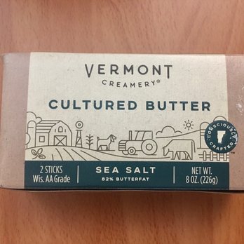 Vermont Creamery - Sea Salt Cultured Butter - Cheese Shops Near Me - Websterville, Vermont Vermont Creamery - Sea Salt Cultured Butter - Cheese Shops Near Me - Websterville, Vermont