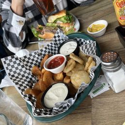 Fried Pickles & Spudnik Basket