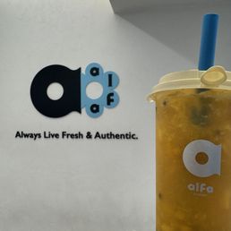 Mango passionfruit fresho tea Mango passionfruit fresho tea