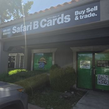 Safari B Cards - Front store entrance - Hobby Shops Near Me - Reno, Nevada Safari B Cards - Front store entrance - Hobby Shops Near Me - Reno, Nevada