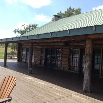 Five Oaks Lodge - The deck outside the lodge - Hotels Near Me - Jenks, Oklahoma