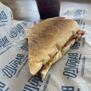 Barullo Taberna Española - Americano was excellent. Sandwich was meh - Spanish Near Me - San Juan, Puerto Rico
