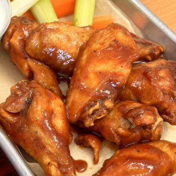 CV BBQ - Wings with a sweet, complex sauce. - Barbeque Near Me - Indio, California