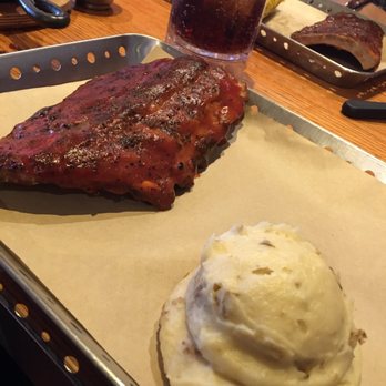 Chili's - Texas Cheese Fries and Baby back ribs with mashed potatoes. - Tex-Mex Near Me - Chula Vista, California