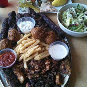 Dijlah Hookah Lounge - Platter for 5.   :) - Hookah Bars Near Me - Pittsburgh, Pennsylvania