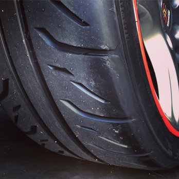 Beach City Performance - New Bridgestone 71Rs. Unfortunately my red Rimblades required a bit of superglue and elbow grease to reattach after the tires were put on. - Tires Near Me - Corona Del Mar, California