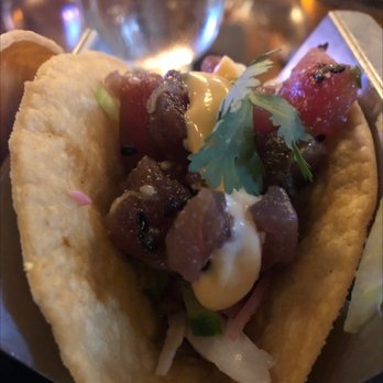 Central Bar + Restaurant - Ahi Poki tacos - American Near Me - Bellevue, Washington