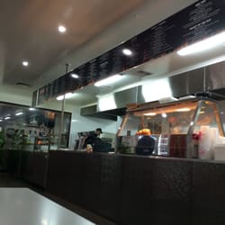 spartens - Big long food prep and display area.