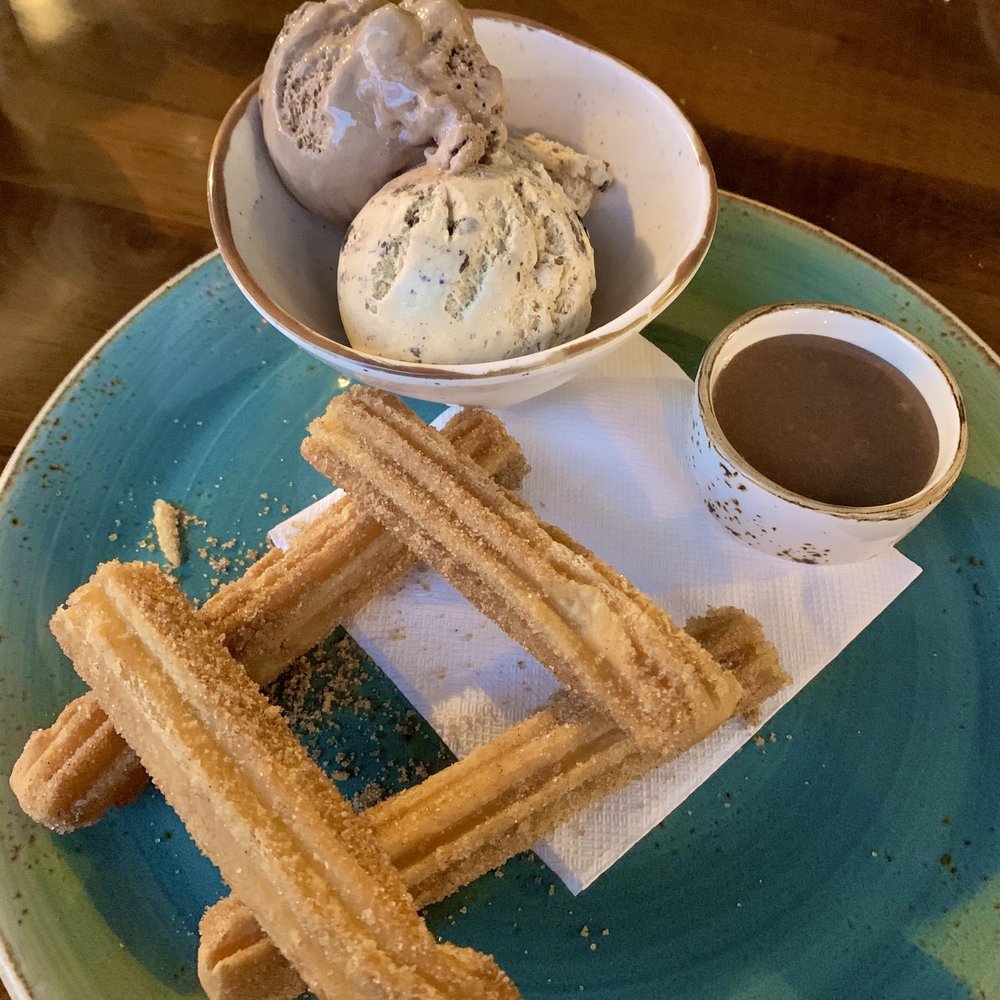 BuenoMalo - Churros were meh, but the ice cream and chocolate sauce 5 star - Mexican Near Me - Andover, Massachusetts BuenoMalo - Churros were meh, but the ice cream and chocolate sauce 5 star - Mexican Near Me - Andover, Massachusetts