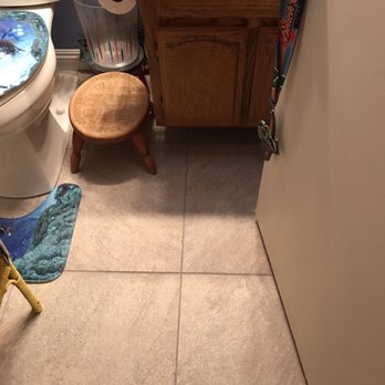 Geo's Carpet & Flooring - Live tile in bath! - Flooring Near Me - Ontario, California