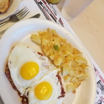 Nanuet Diner - 2 eggs, corned beef hash & home fries. - Diners Near Me - Nanuet, New York Nanuet Diner - 2 eggs, corned beef hash & home fries. - Diners Near Me - Nanuet, New York