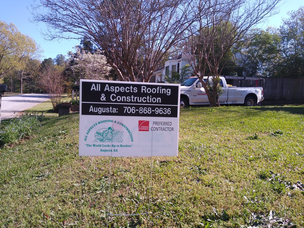 Slide of All Aspects Roofing and Construction