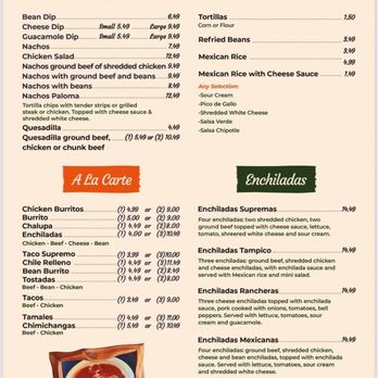 El Limon - Appetizers and side orders - Mexican Near Me - Wahkon, Minnesota