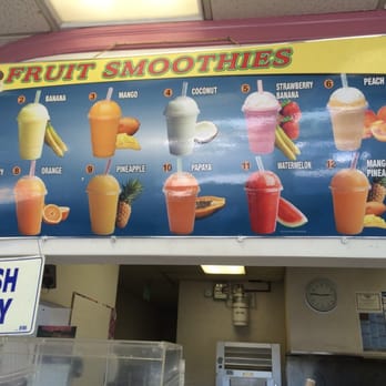 Donut Inn - Picture of some of their smoothies options. - Donuts Near Me - Palmdale, California