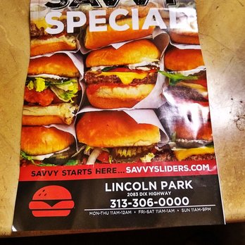 Savvy Sliders - Burgers Near Me - Lincoln Park, Michigan