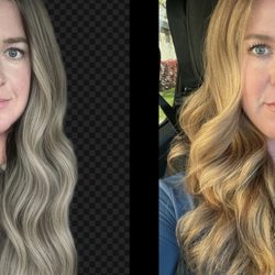 Kharma Salons - Ash color I asked for vs what I got
