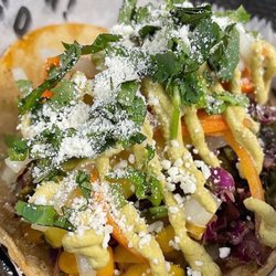 ¡Whoa! Tacos - Vegetarian Taco - Order the Banh Mi and substitute Street Corn for the Pork! That's ¡Whoa!
