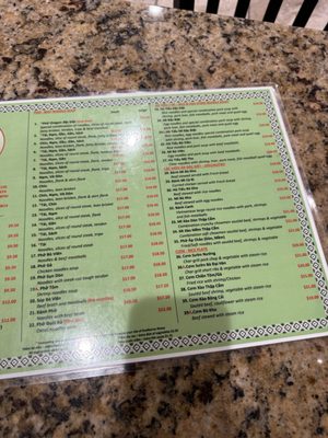 Menu photo 3 Pho Oregon - Beaverton Beaverton, OR