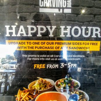 The Carving Board - Talk about a yummy happy hour! Alcohol free! - Sandwiches Near Me - Los Angeles, California The Carving Board - Talk about a yummy happy hour! Alcohol free! - Sandwiches Near Me - Los Angeles, California