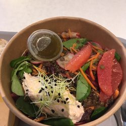 Nectar'In - Salad with rillettes de saumon (did not like the rillettes part but the fresh produce like lentils, grapefruit etc were great!)