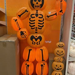 Target - Plastic Jack-o-lantern skeleton