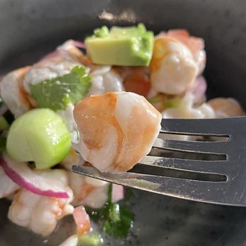 Javier's - Ceviche de Camaron - super fresh shrimpies - Mexican Near Me - Irvine, California