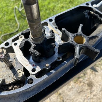 NTR Mobile Marine - Found out why the customer had an overheat alarm on his Yamaha. - Boat Repair Near Me NTR Mobile Marine - Found out why the customer had an overheat alarm on his Yamaha. - Boat Repair Near Me