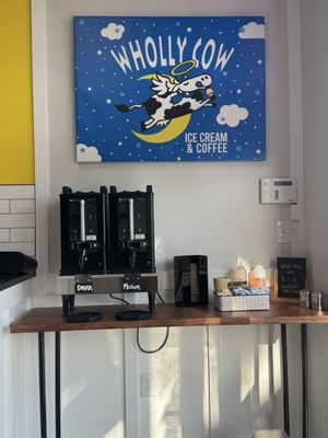 Wholly Cow Ice Cream and Coffee by null