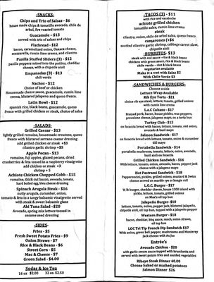 Menu photo 1 Left of Center Visalia, CA Menu photo 1 Left of Center Visalia, CA