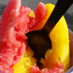 Yummmmmmm. Dual sorbet action going on. Yummmmmmm. Dual sorbet action going on.