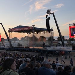 Clay County Fair - The Stage was Set for Fluffy