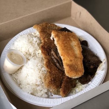 Rainbow Drive-In - Mix plate ($10.50) - Hawaiian Near Me - Honolulu, Hawaii Rainbow Drive-In - Mix plate ($10.50) - Hawaiian Near Me - Honolulu, Hawaii