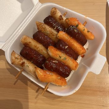 Tiger K CupBob - Soy Garlic Sotteok Sotteok  Spicy Gochujang Sotteok Sotteok - Korean Near Me - Duluth, Georgia