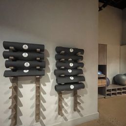 Yoga mats at the fitness center